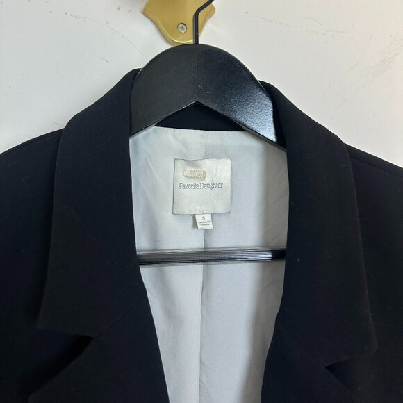 FAVORITE DAUGHTER The Kelly Blazer in Black Multi Size Small - Picture 5 of 10